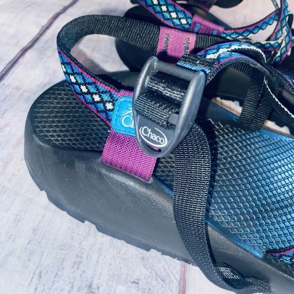Chaco ZX/2 Sandals Mens 11 Made USA Vibram Double Strap Toe Loop Hiking